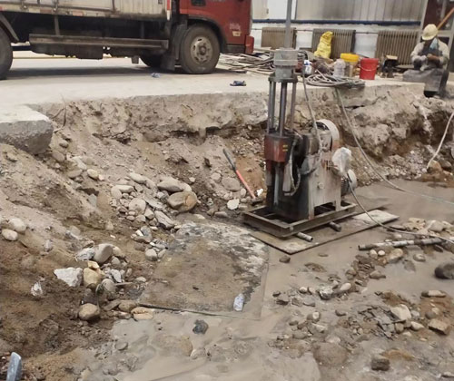 余姚公路下沉压浆